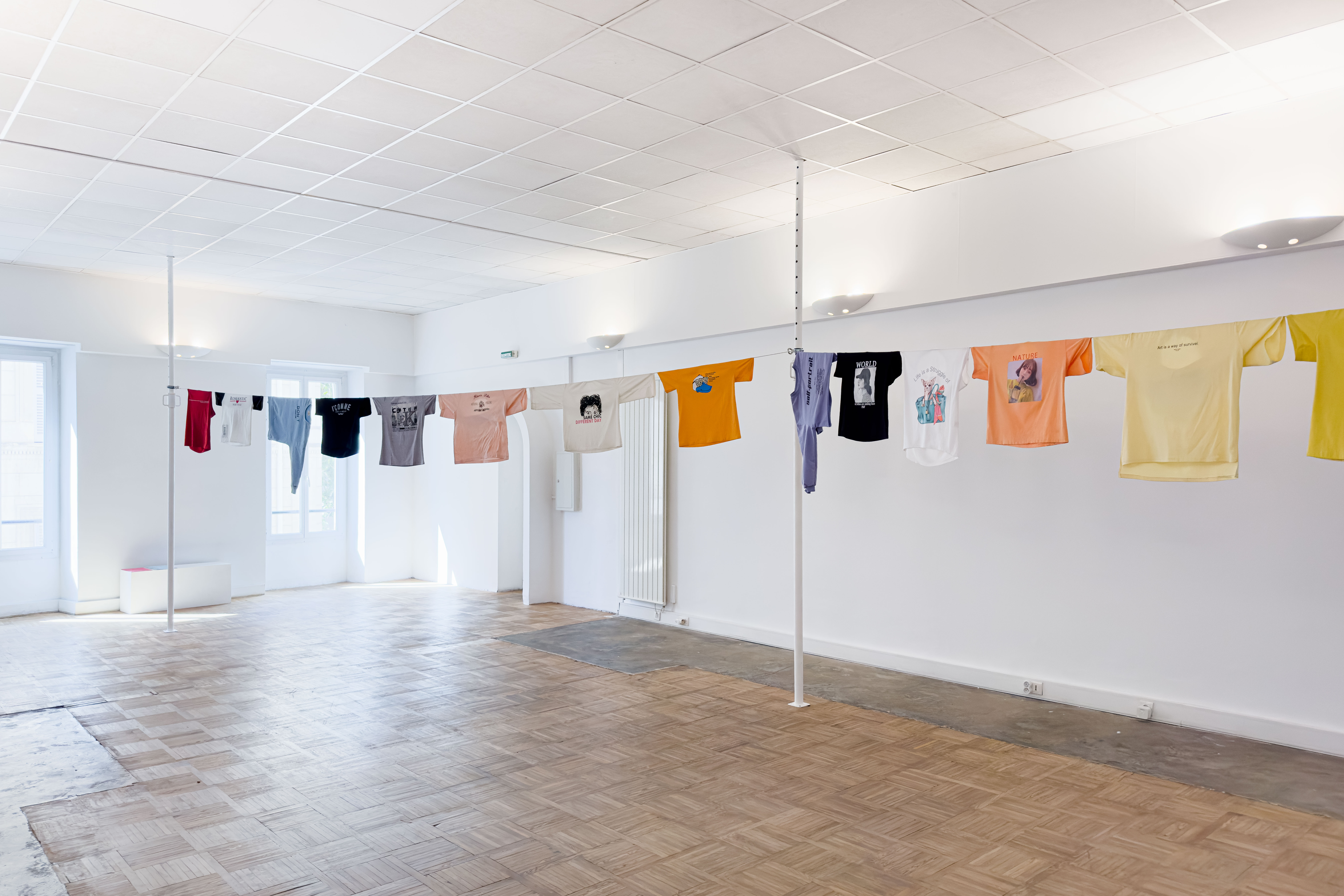 Incomplete Poem (Laundry line) by Shanzhai Lyric at Giselle's Books, Marseille