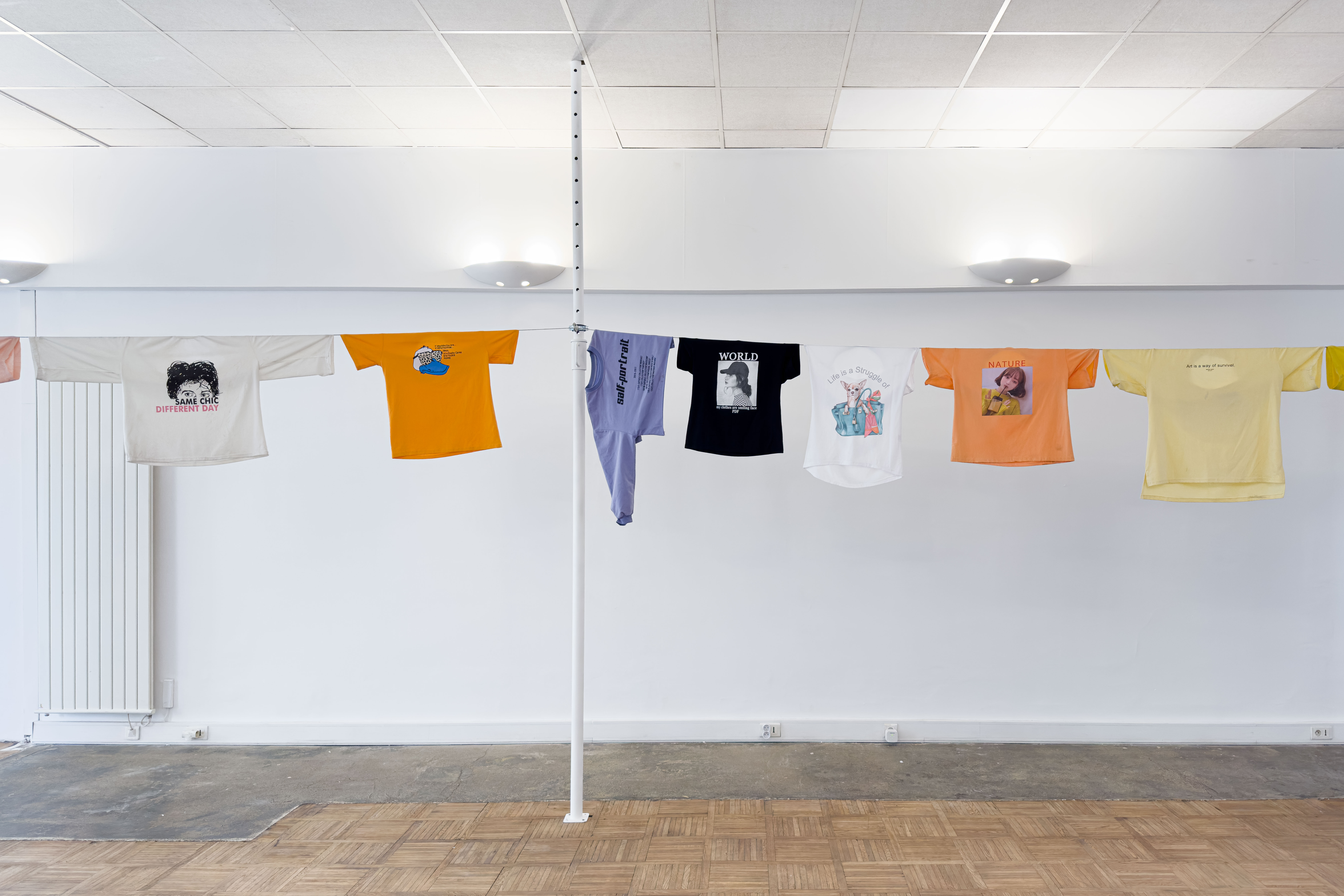 Incomplete Poem (Laundry line) by Shanzhai Lyric at Giselle's Books, Marseille