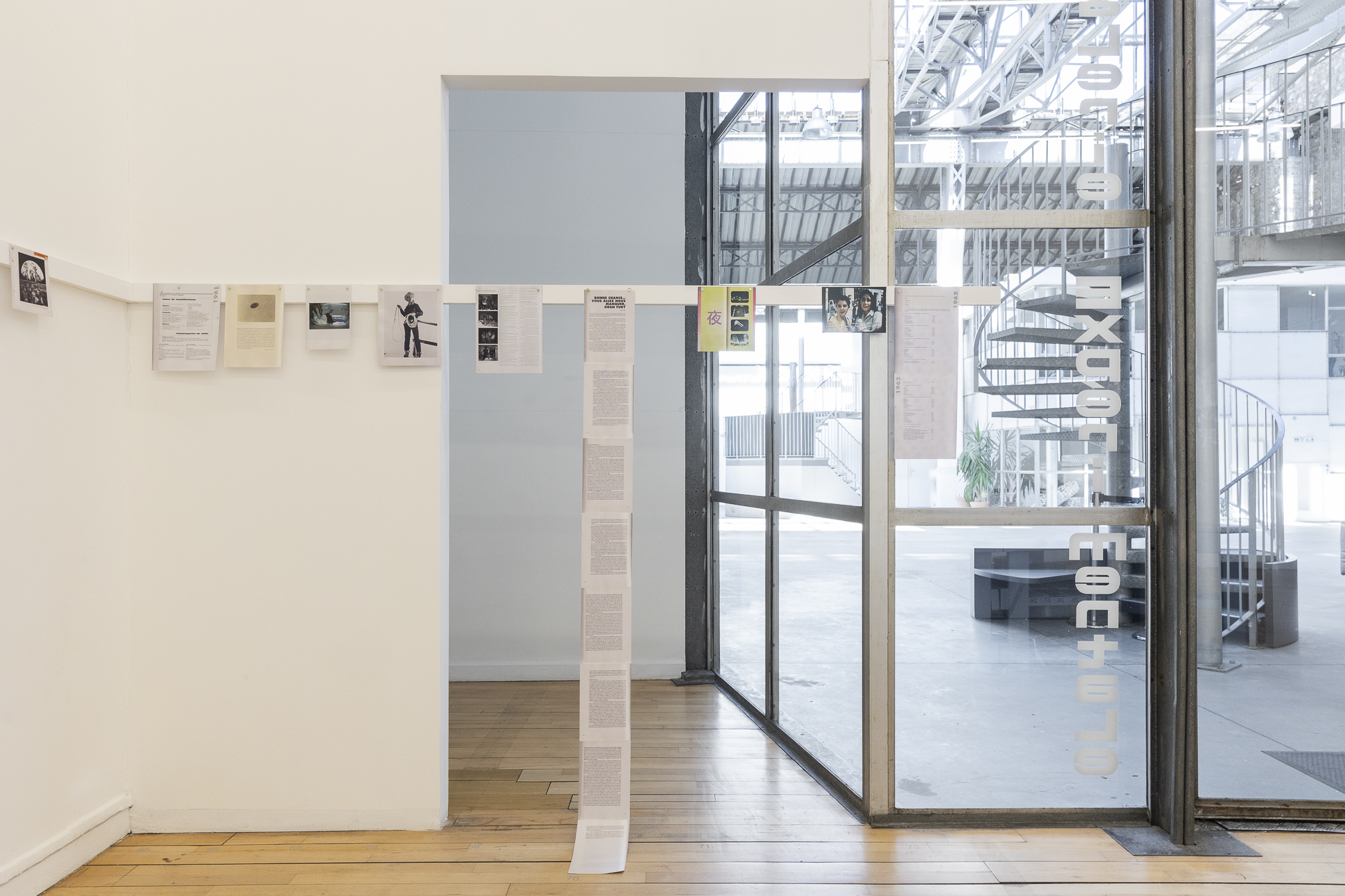 Giselle’s Books, Misc(1), exhibition view at Magasin CNAC, Grenoble; 6 March–26 May 2024 © Magasin CNAC; Courtesy of Giselle’s Books Documentation: Pascale Cholette