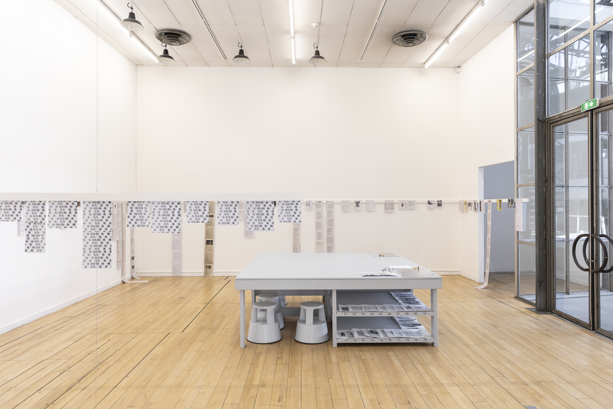 Giselle’s Books, Misc(1), exhibition view at Magasin CNAC, Grenoble; 6 March–26 May 2024 © Magasin CNAC; Courtesy of Giselle’s Books Documentation: Pascale Cholette
